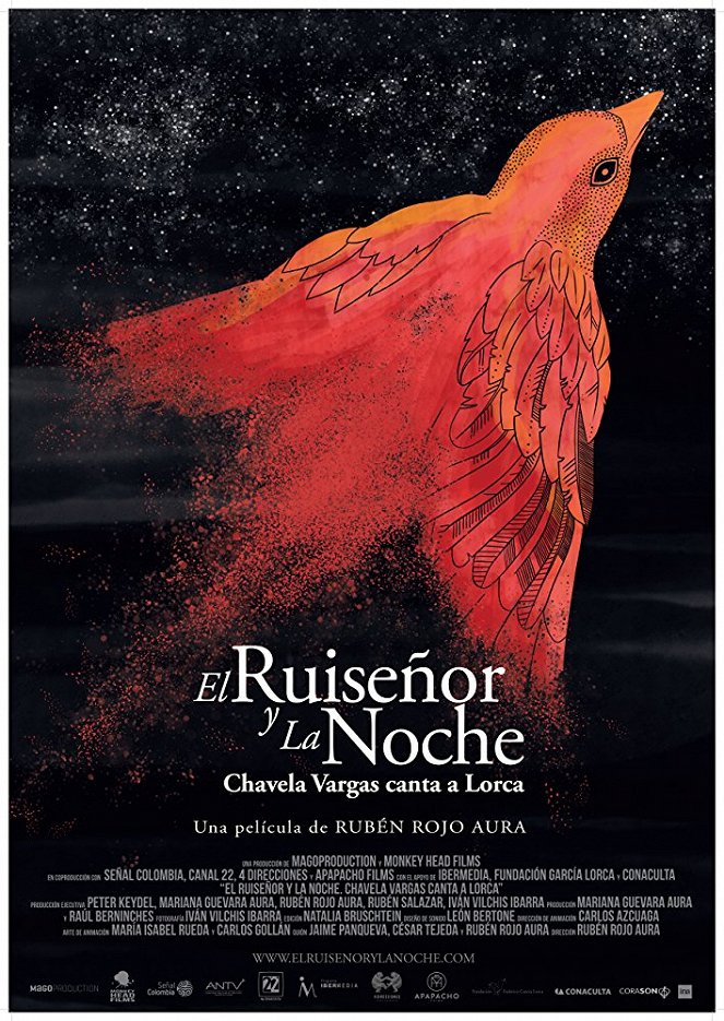 El ruiseñor y la noche: Chavela Vargas canta a Lorca - Julisteet