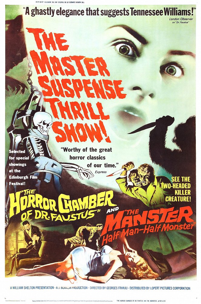 The Manster - Halber Mann-halbes Monster - Plakate