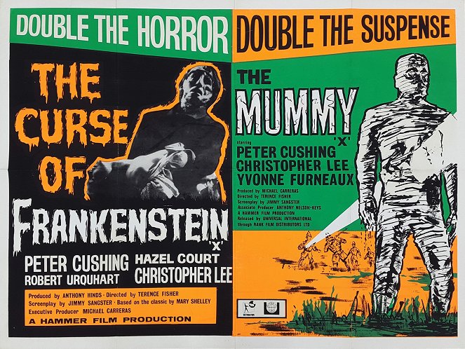 The Curse of Frankenstein - Posters