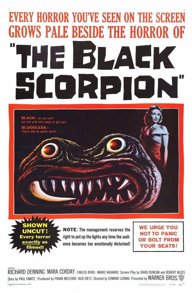 Le Scorpion noir - Affiches