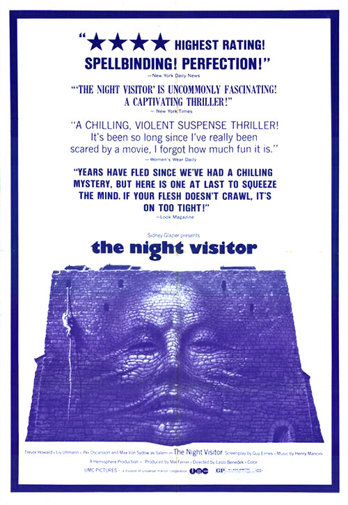 The Night Visitor - Posters