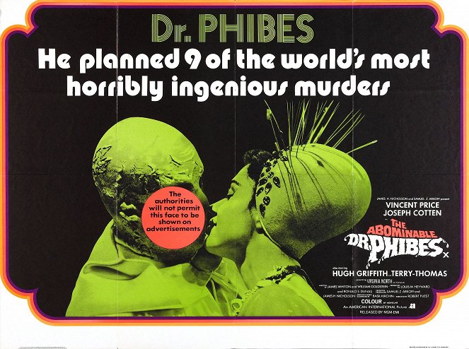A förtelmes Dr. Phibes - Plakátok