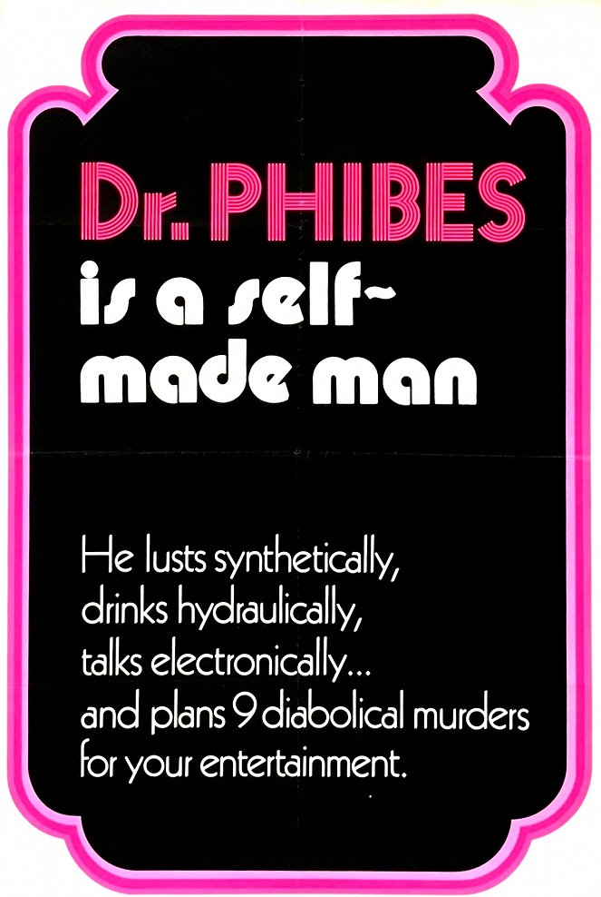 Odrażający Dr Phibes - Plakaty
