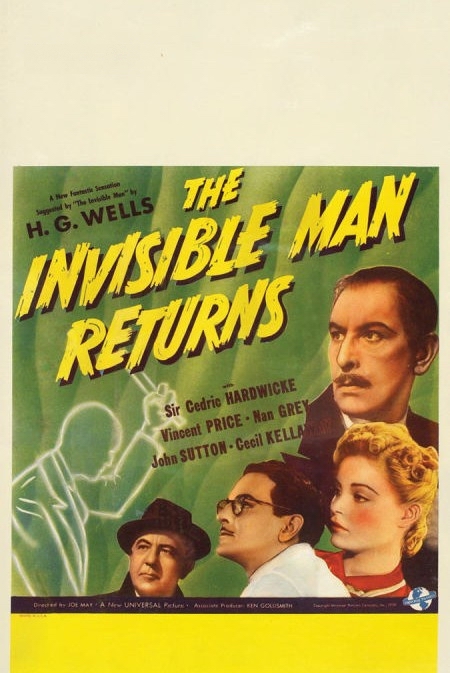 Návrat neviditelného muže - Plakáty