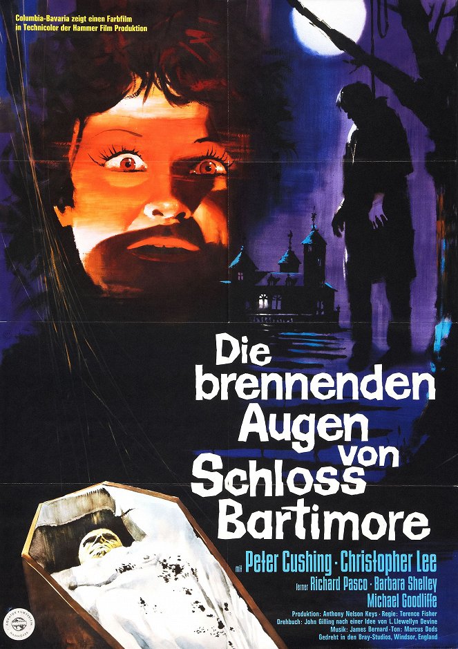 Die brennenden Augen von Schloss Bartimore - Plakate