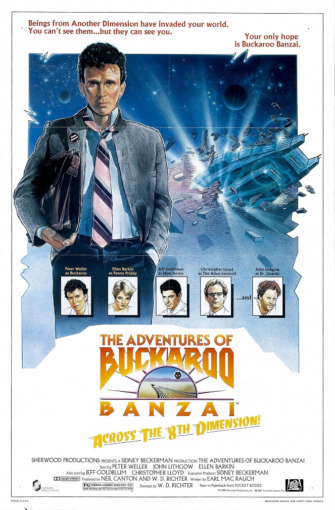 Les Aventures de Buckaroo Banzai à travers la 8ème dimension - Affiches
