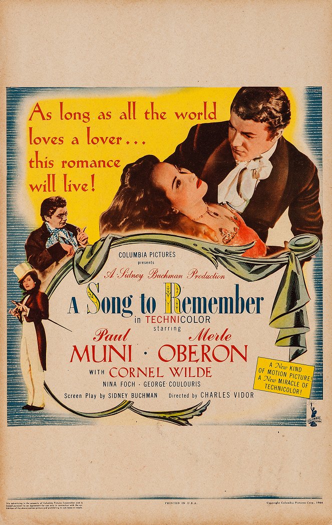 A Song to Remember - Posters