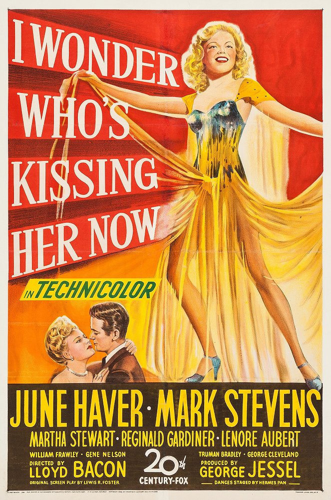I Wonder Who's Kissing Her Now - Affiches