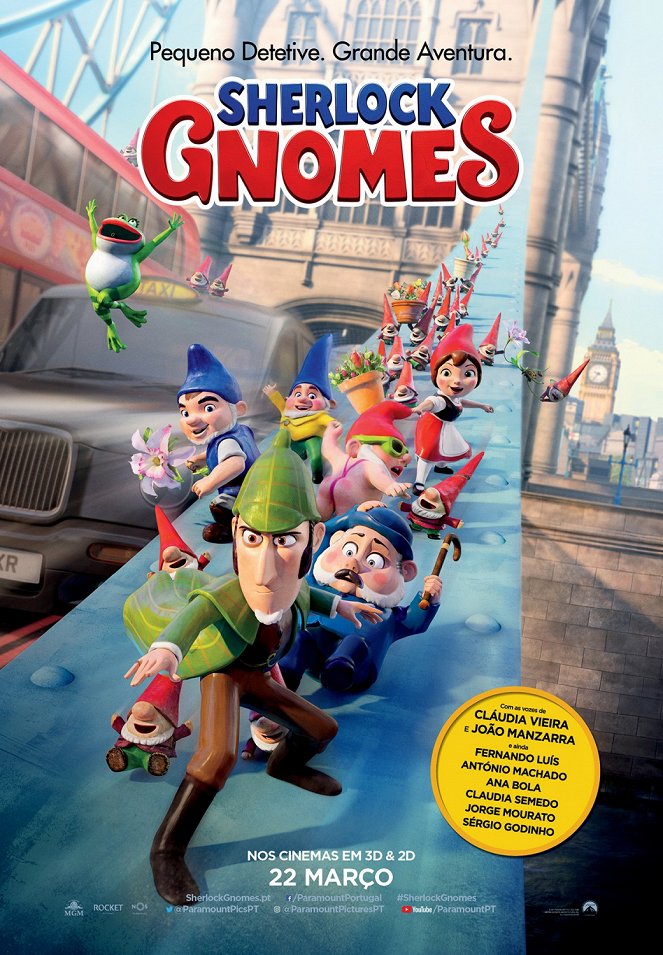 Sherlock Gnomes - Cartazes