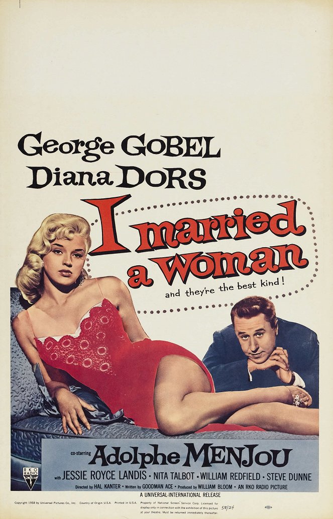 I Married a Woman - Affiches