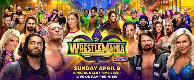 WrestleMania 34 - Plakaty