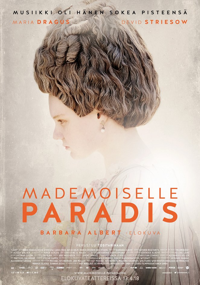 Mademoiselle Paradis - Julisteet