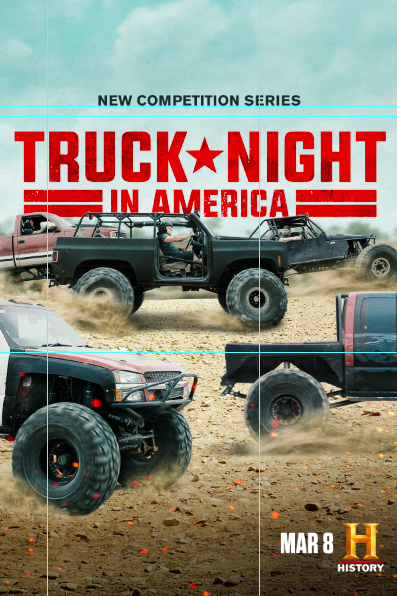 Noc náklaďáků v Americe - Plagáty
