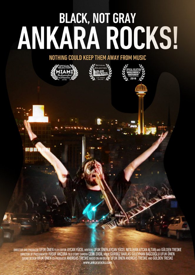 Gri Değil, Siyah: Ankara Rocks! - Plakaty