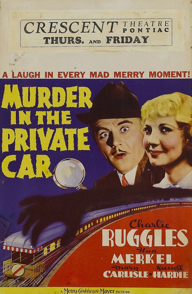 Murder in the Private Car - Cartazes