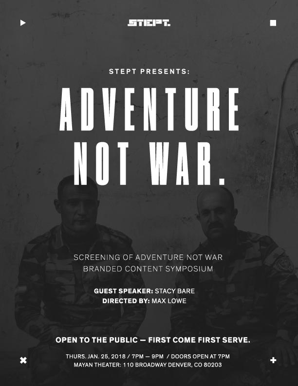 Adventure Not War - Plakáty