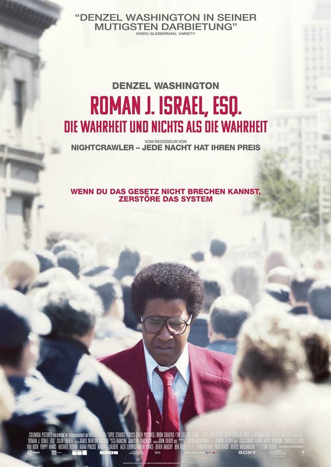 Roman J. Israel, Esq. - Die Wahrheit und nichts als die Wahrheit - Plakate