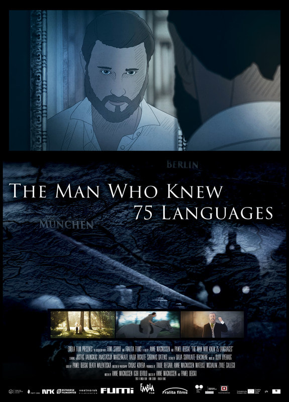 Mannen som kunne 75 språk - Plakate