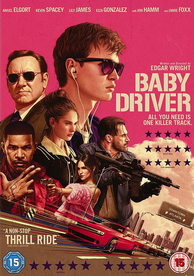 Baby Driver - Alta Velocidade - Cartazes