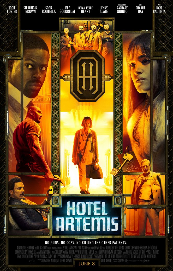 Hotel Artemis - Carteles