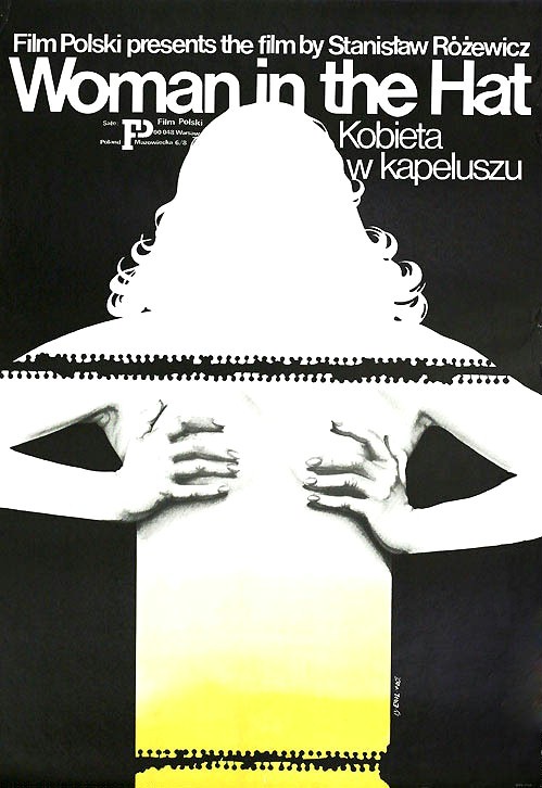 Kobieta w kapeluszu - Plakate