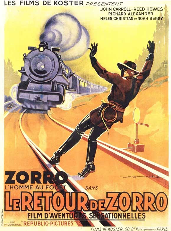 Le Retour de Zorro - Affiches