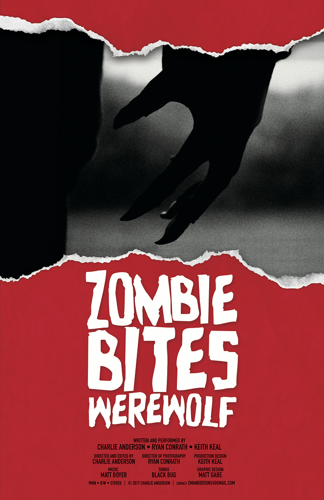 Zombie Bites Werewolf - Posters