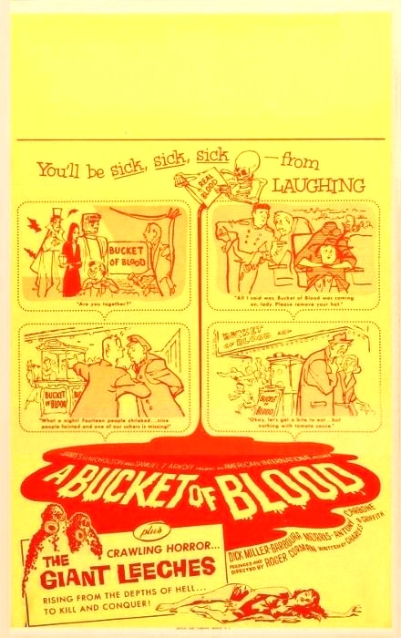 A Bucket of Blood - Cartazes