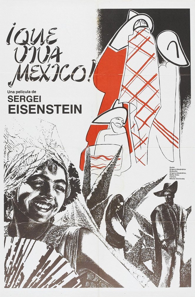 ¡Que Viva Mexico! - Da zdravstvuyet Meksika! - Plakaty