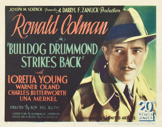 Bulldog Drummond Strikes Back - Plakátok