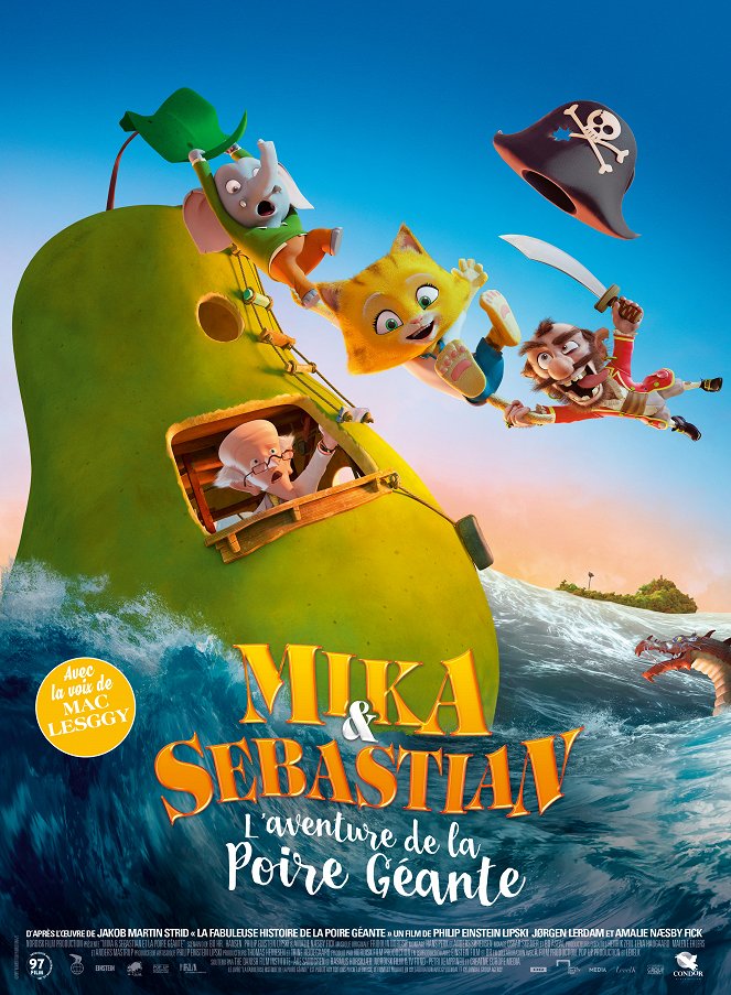 Mika & Sebastian : L’aventure de la Poire Géante - Affiches