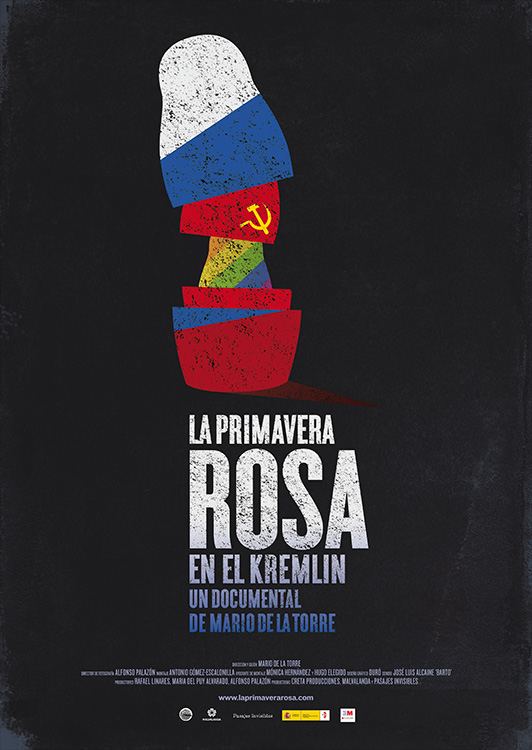 La primavera Rosa en el Kremlin - Plakate