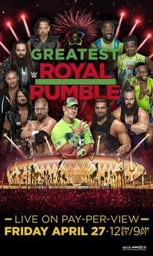 WWE Greatest Royal Rumble - Cartazes