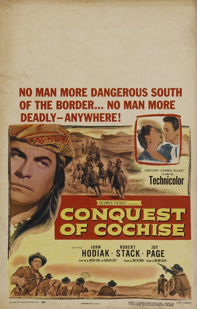 Conquest of Cochise - Cartazes