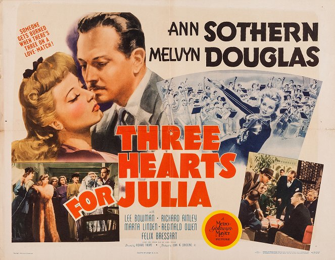 Three Hearts for Julia - Posters