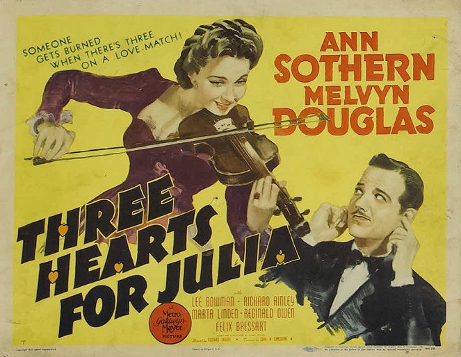 Three Hearts for Julia - Julisteet