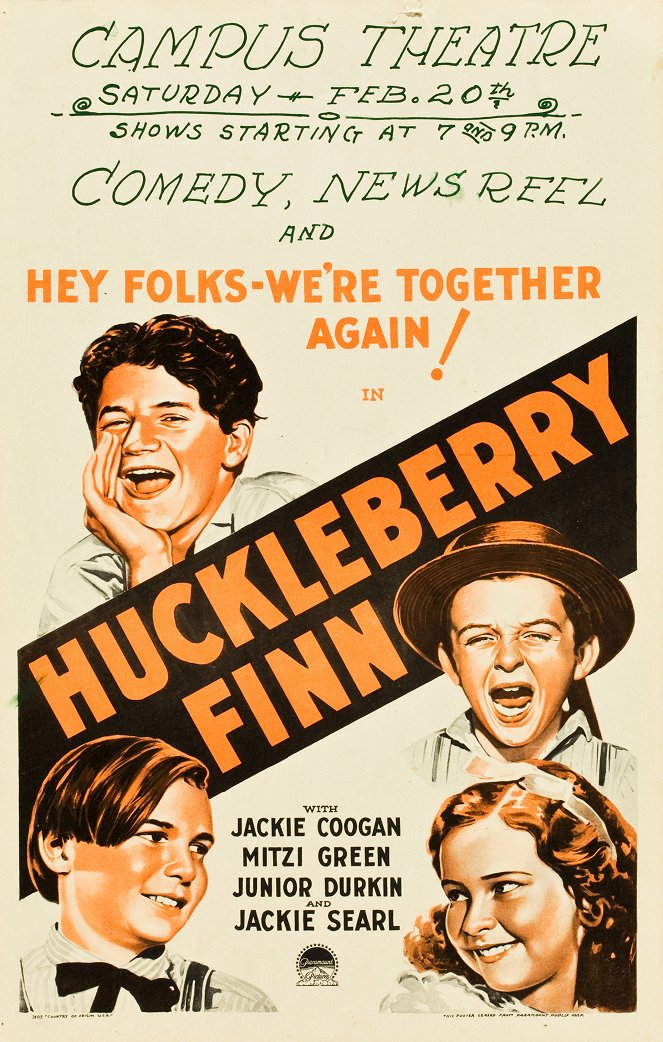 Huckleberry Finn - Carteles