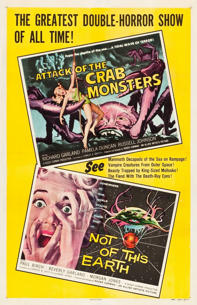 Attack of the Crab Monsters - Plakate