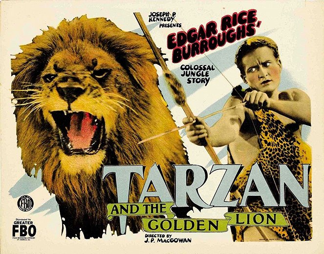 Tarzan a zlatý lev - Plagáty
