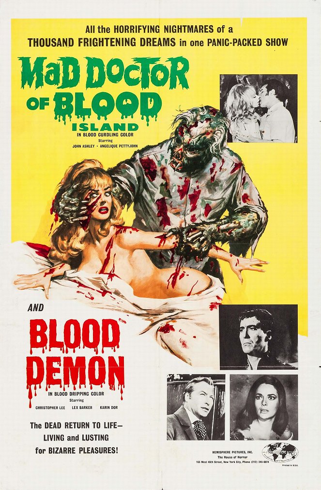 Mad Doctor of Blood Island - Plakátok