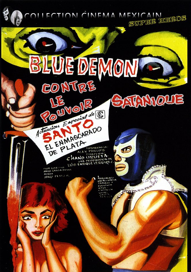 Blue Demon contre le pouvoir satanique - Affiches