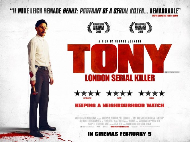 Tony : London Serial Killer - Affiches