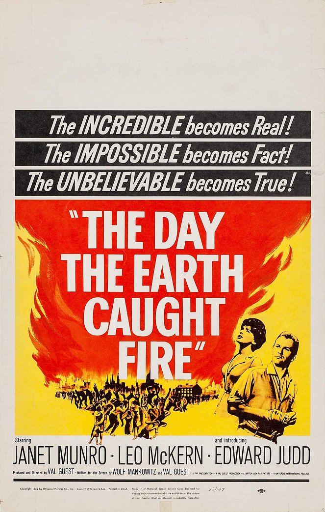 The Day the Earth Caught Fire - Posters