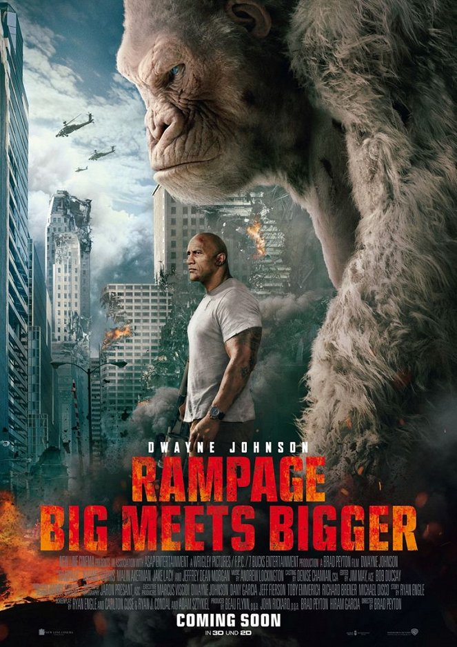 Rampage – Big Meets Bigger - Plakate