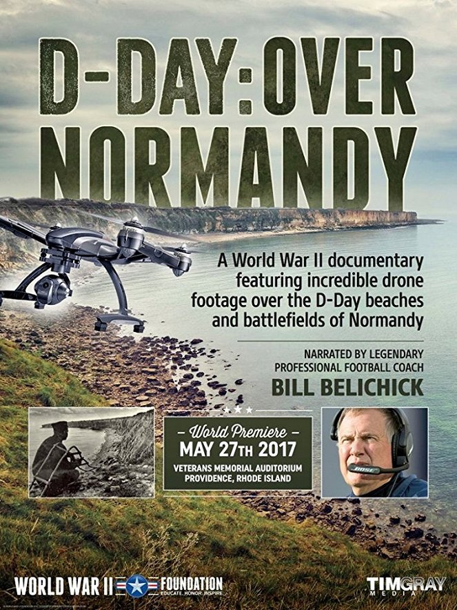 D-Day: Over Normandy Narrated by Bill Belichick - Plakate