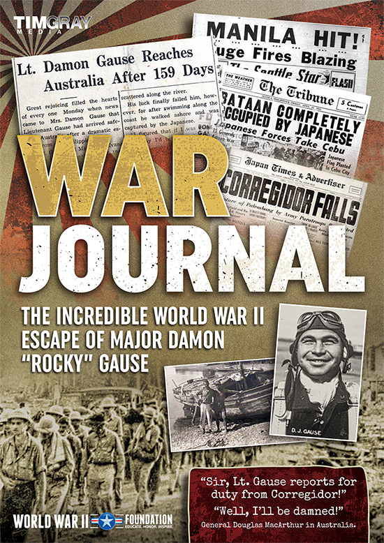 War Journal: The Incredible World War II Escape of Major Damon Rocky Gause - Affiches