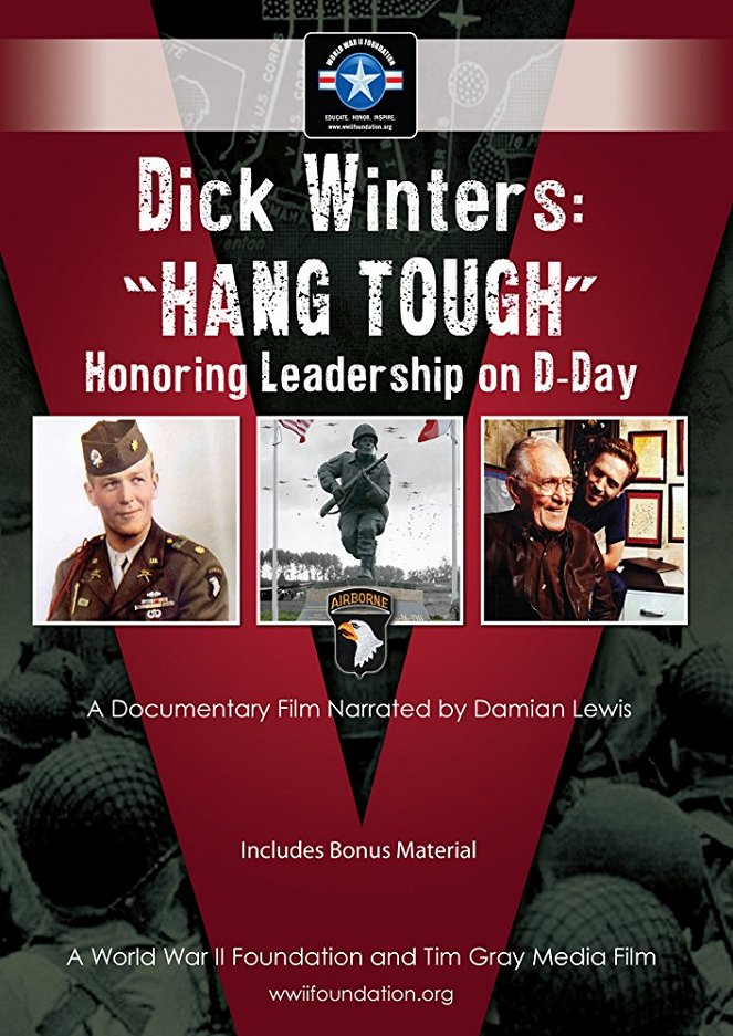 Dick Winters: Hang Tough Narrated by Damian Lewis - Plagáty