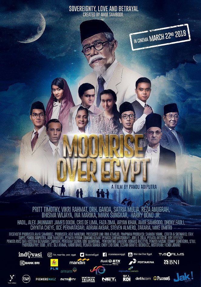 Moonrise Over Egypt - Plakaty