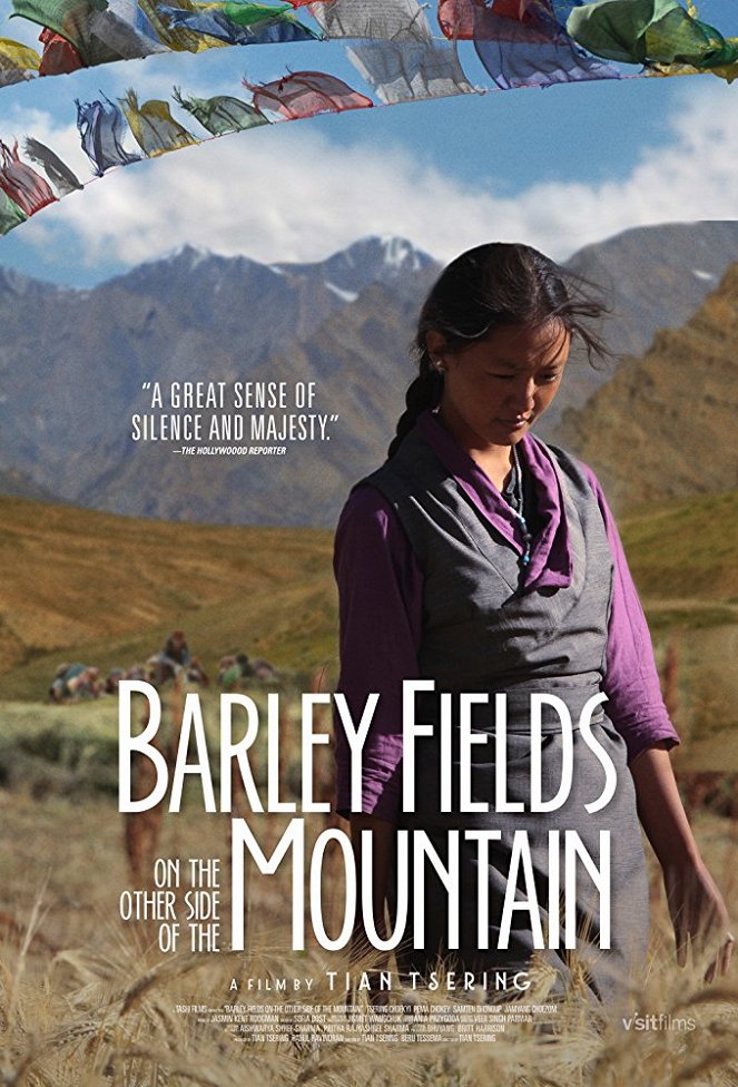 Barley Fields on the Other Side of the Mountain - Plakate