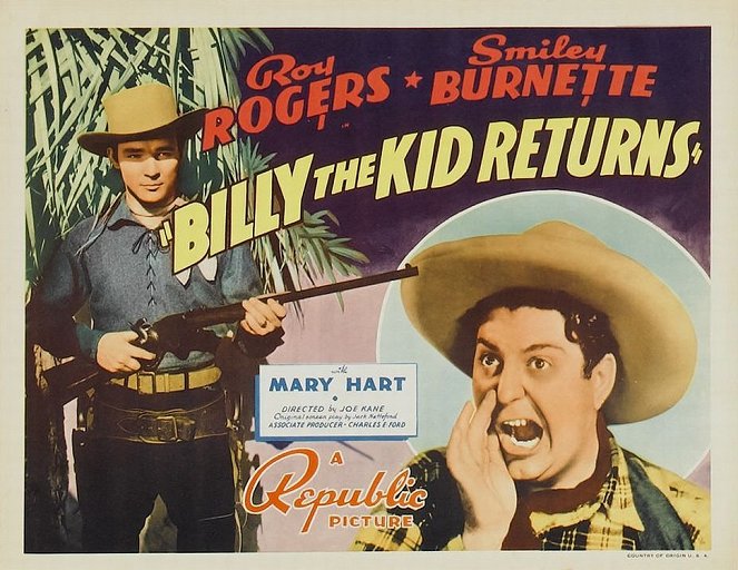 Le Retour de Billy the Kid - Affiches